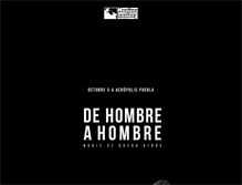 Tablet Screenshot of dehombreahombre.com